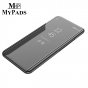 Чехол-книжка MyPads Clear View Cover для Huawei P30 Pro с полупрозрачной пластиковой крышкой с зеркальной поверхностью черный