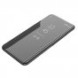 Чехол-книжка MyPads Clear View Cover для Huawei P30 Pro с полупрозрачной пластиковой крышкой с зеркальной поверхностью черный