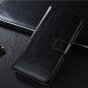 Фирменный чехол-книжка из качественной импортной кожи с мульти-подставкой застёжкой и визитницей для Samsung Galaxy J2 Core SM-J260F черный
