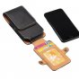 Чехол-кобура MyPads Сintura для телефона Highscreen Yummy Duo мужской поясной вертикальный, с креплением на пояс / ремень, из импортной эко-кожи