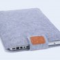 Чехол-сумка-бокс MyPads Fetrobox для Irbis TZ745 из фетрового материала женский мужской детский, вкладыш мешочек серый