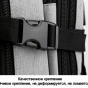 Рюкзак-сумка MyPads M63-012 из нейлоновой непромокаемой ткани для ноутбука Dell Asus Acer Lenovo HP Xiaomi диагональю 17"/17.3"/18 дюймов с расширением  многофункциональный износостойкий подходит для деловых поездок путешествий серого цвета 
