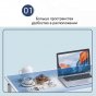 Многофункциональный прикроватный компьютерный столик MyPads A159-845 для ноутбука Irbis Acer Lenovo Xiaomi MSI Macbook Pro Air HP Asus Dell на колесиках с регулируемой высотой для гостиной спальни офиса черного цвета
