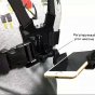 Нагрудный ремень-держатель MyPads A159-830 для телефона Samsung Apple iPhone Honor Xiaomi с регулировкой угла наклона селфи-палка для блогеров удобный с регулировкой длины для съемки без рук  