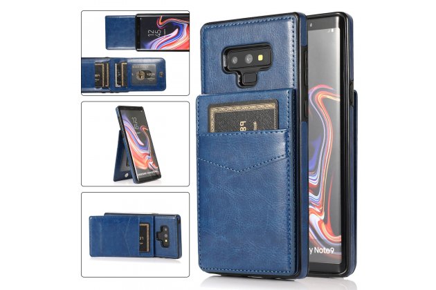 Чехол с подставкой MyPads для Samsung Galaxy Note 9, кожаный