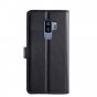 Чехол-книжка MyPads для
 Samsung Galaxy S9 Plus SM-G965F / Самсунг S9+ несколько карманов для карт,со 2 шнурком (Длинный +короткий),черный