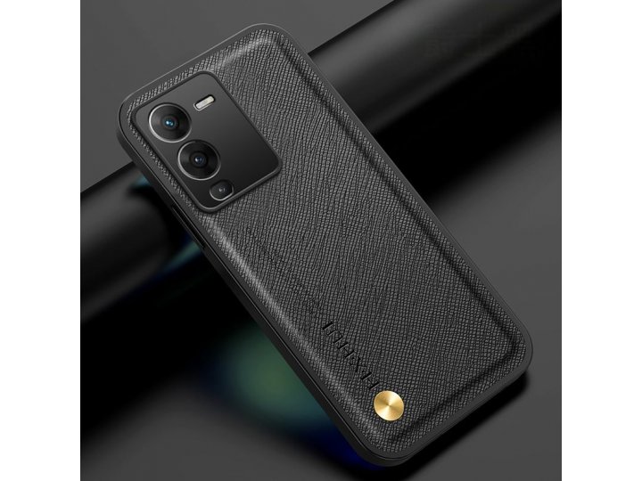 Кожаный чехол MyPads для VIVO S15 (Виво S15) классический деловой для мужчин и женщин..