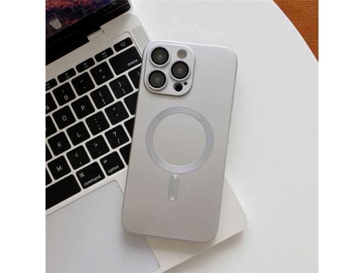 Magsafe Магнитный чехол MyPads для iPhone 13 со стеклом для объектива камеры..
