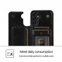 Кожаный чехол MyPads для Samsung Galaxy A14 4G 5G с отделением для карты