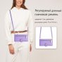 Чехол-книжка MyPads для
 Apple iPhone 11 Pro / Айфон 11 Про несколько карманов для карт,со 2 шнурком (Длинный +короткий),фиолетовый