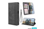 Чехол MyPads для Nubia Red Magic 6R, книжка с карманом для фото и карт, черный, экокожа