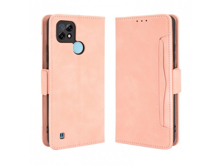 Защитный кожаный чехол MyPads для Realme C21..