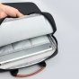 Вместительная водонепроницаемая широкая сумка-чехол MyPads Capiente для планшета Irbis TZ03 , с несколькими большими и маленькими отделениями и удобным наплечным ремнем, черная