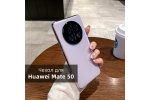 Чехол MyPads для Huawei Mate 50 с матовой текстурной поверхностью и защитным стеклом