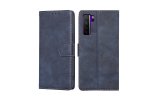 Чехол-книжка MyPads для Honor 30S / Huawei P40 Lite 5G /Nova 7 SE / Хонор 30s телячья кожа (синий)