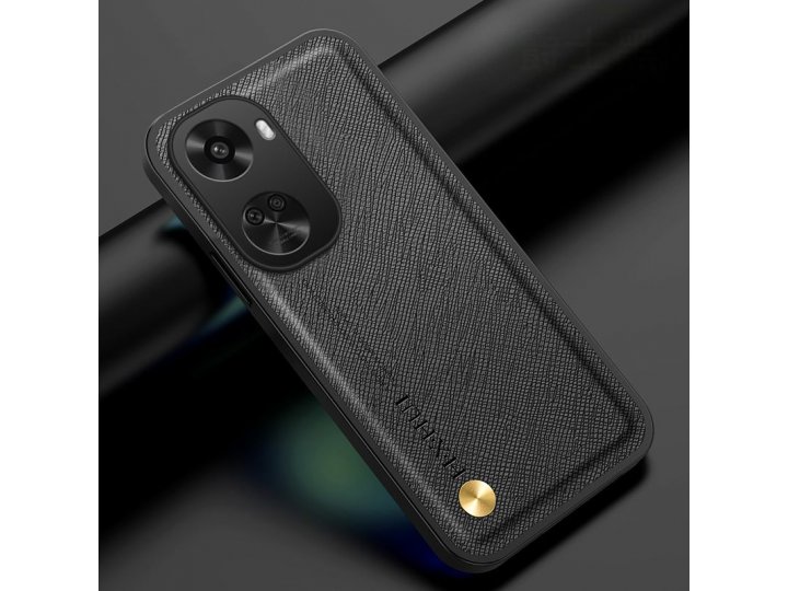 Кожаный чехол MyPads для Huawei Nova 11 SE / 12 SE (Хуавей Нова 11 SE / 12 SE) классический деловой, прочный д..