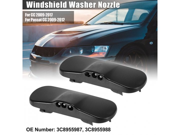 2 шт. форсунка омывателя ветрового стекла MyPads для VW Passat CC 2009-2017..