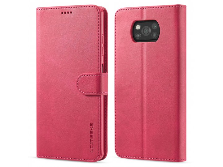 Кожаный книжный чехол LCIMEEKE / MyPads для Xiaomi Poco X3/X3 Pro/Poco X3 NFC (Сяоми Поко Х3 Про/Поко Х3 НФС) ..