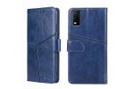 Чехол-книжка MyPads для
 Vivo Y3s (2021) / Виво Y3s 2021,объединяет геометрию (темно-синий)