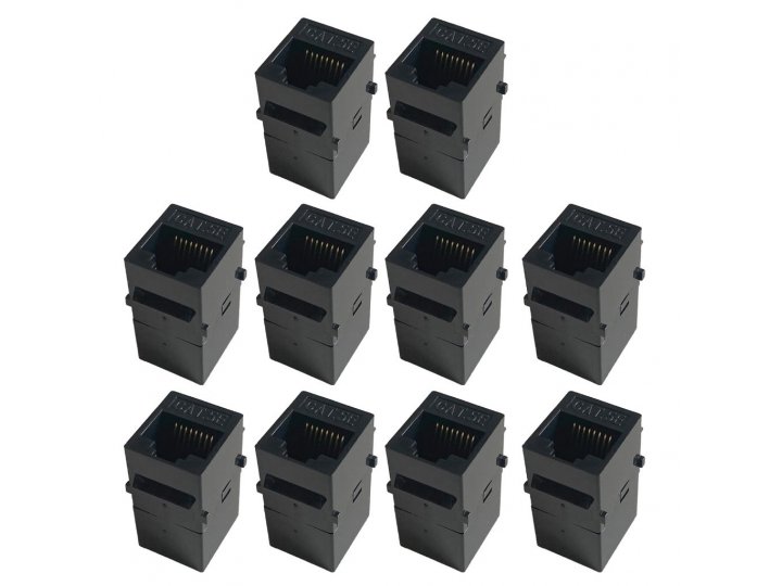 10 шт. Разъем RJ45 Cat6 Cat5e удлинитель Ethernet MyPads..