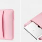 Чехол-папка-футляр-конверт на молнии MyPads M146-285 для ноутбуков Lenovo Xiaomi  MSI Macbook 11.6/12.1/12.5/12.6/13.3/14.1/15.4/15.6/16 из качественной хлопковой ткани с отделением для планшета розовая