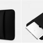 Чехол-папка-футляр-конверт на молнии MyPads M146-287 для ноутбуков Lenovo Xiaomi  MSI Macbook 11.6/12.1/12.5/12.6/13.3/14.1/15.4/15.6/16 из качественной хлопковой ткани с отделением для планшета черная