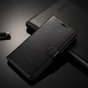 Фирменный чехол-книжка для ZTE Blade 20smart из качественной импортной кожи с подставкой застёжкой и визитницей черный