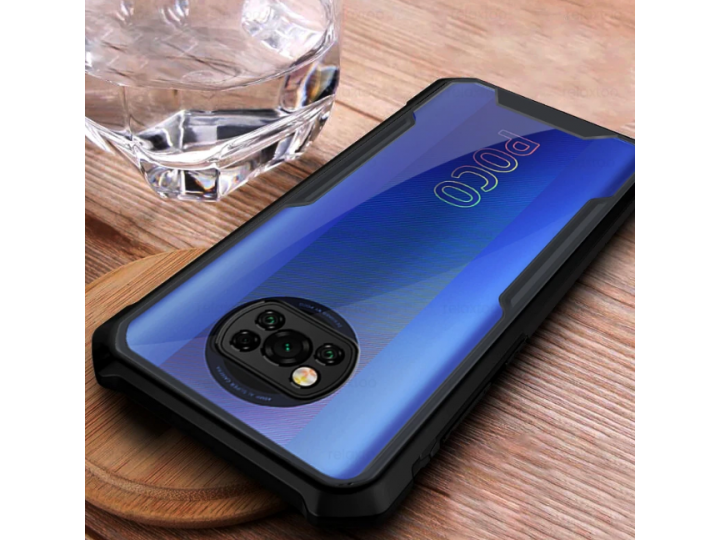 Задняя панель-чехол-накладка MyPads «Labbri» для Xiaomi POCO X3 / X3 NFC / X3 Pro из качественного силикона c ..