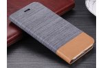 Чехол-книжка MyPads Vaqueros для CUBOT Note 8 из водоотталкивающей импортной ткани темно-серый с вставкой под кожу