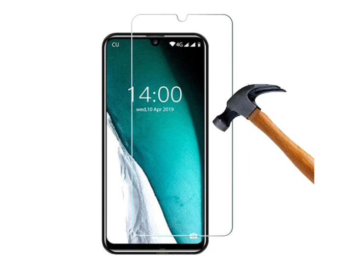 Защитное закалённое противоударное стекло MyPads Forti Glass (только на плоскую поверхность экрана, не закрыва..