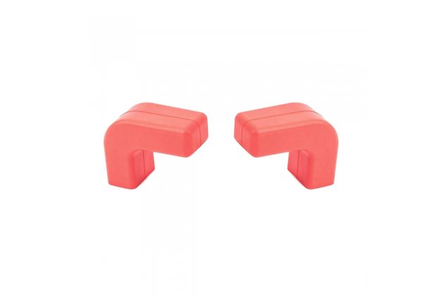 Красный крюк для буксировки прицепа переднего бампера JK Wrangler 07-23 MyPads